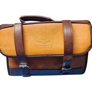 Vetelli Hanging Toiletry Bag Travel Organizer Cosmetic Makeup Brown Beige